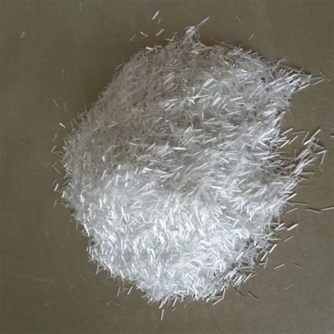 White Fiberglass Chopped Strand For Spinning Thickness 20 Mm At