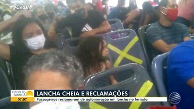 Jornal da Manhã Passageiros denunciam lotação de lanchas que fazem a