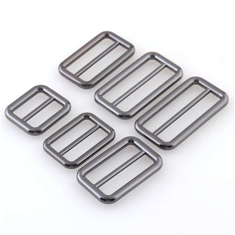 Gunmetal Alloy Slider Buckles Tri Glide Adjustable Buckles Etsy