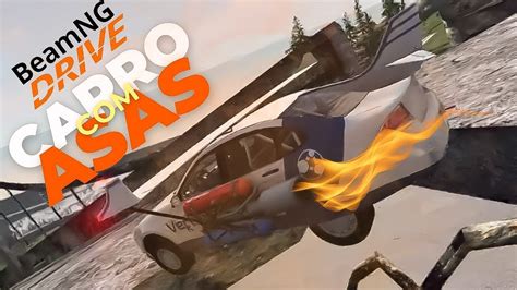 Botei Asas No Carro De Corrida No Beamng Drive Veja O Que Aconteceu