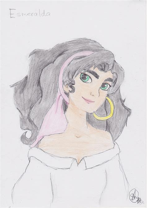 Esmeralda Disney Portrait by ayla307 on DeviantArt