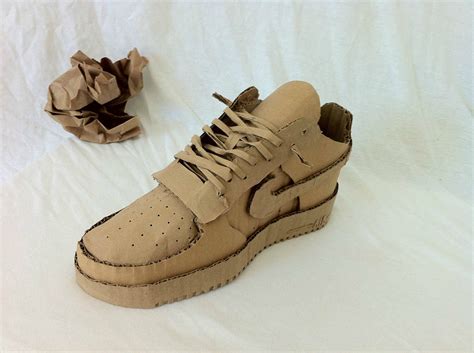 Cardboard Shoe Sculpture