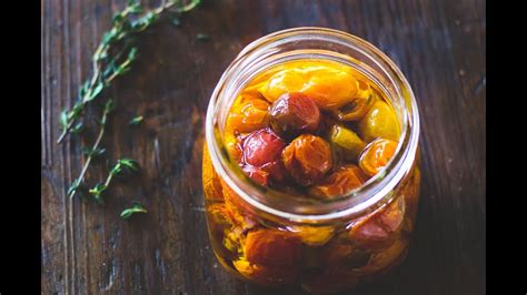 Recipe Slow Roasted Cherry Tomatoes Preserved In Olive Oil Youtube