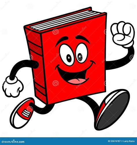 Book Running Stock Vector Illustration Of Sports Book 53674787