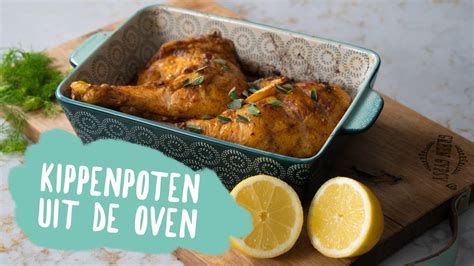 Kippenpoten Uit De Oven Met Ras El Hanout Youtube