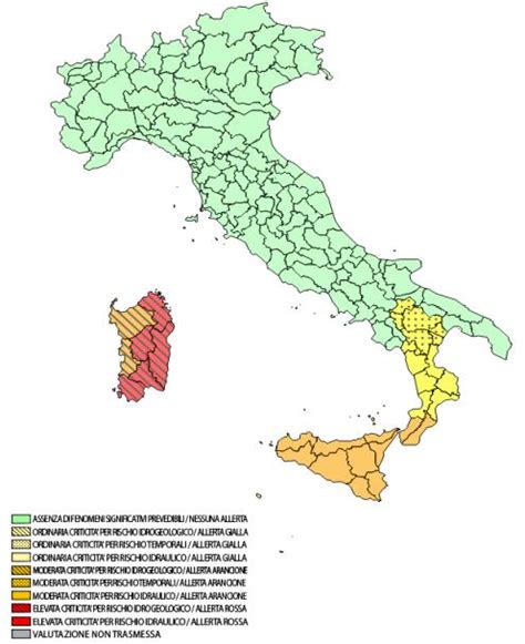 Allerta Meteo Lavviso Della Protezione Civile Temporali In Sicilia E