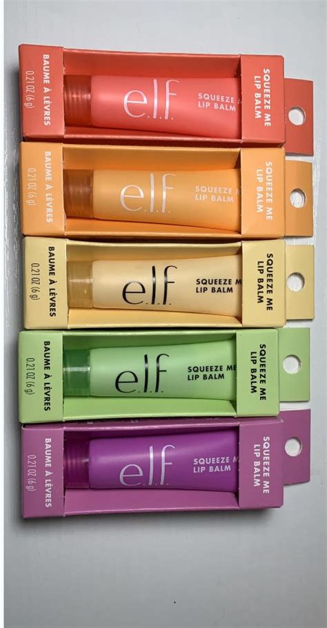 e.l.f. Squeeze Me Lip Balm, Moisturizing Lip Balm For A Sheer Tint Of ...