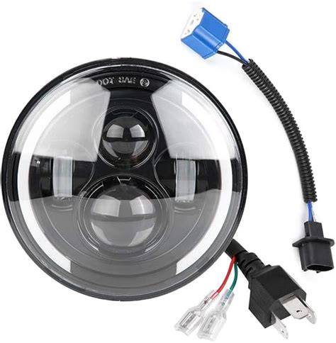 Faro Per Moto Faro A Led Faro Rotondo W Pollici Led Halo Light