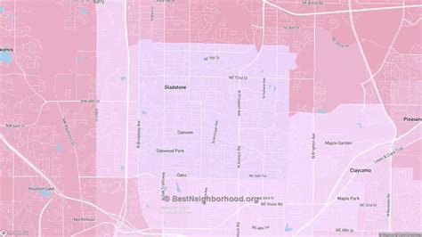 Gladstone Mo Political Map Democrat And Republican Areas In Gladstone