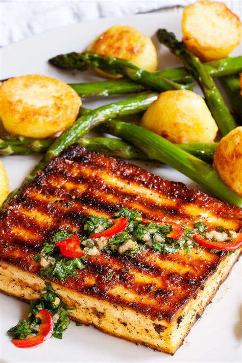 Tofu Steak With Chimichurri Sauce My Pure Plants