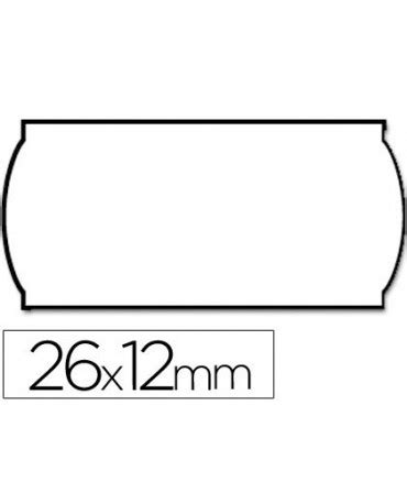 Etiquetas Meto Onduladas X Mm Blanca Adh Removible Rollo De