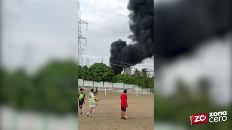 Pánico Por Incendio En Subestación De Isa En Sabanalarga Zona Cero