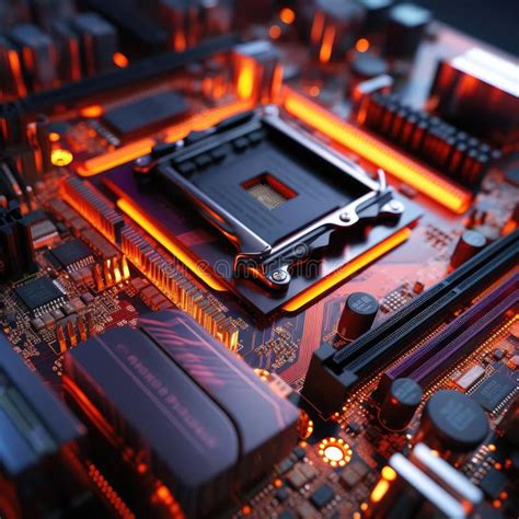 motherboard  cpu stock illustration illustration  abstract