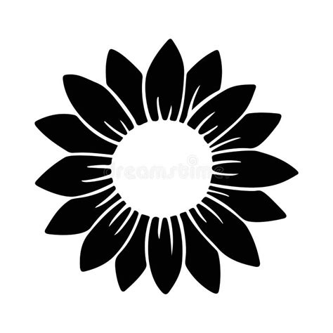 Icono Simple De Girasol Ilustraci N Vectorial De Silueta De Flores