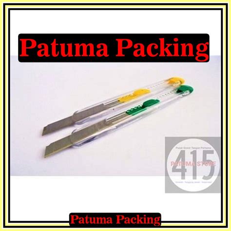 Jual Cutter Gunindo Kecil Pisau Pemotong Kertas Daging Plastik Tajam