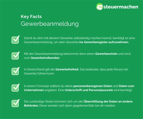 Gewerbeanmeldung Steuermachen