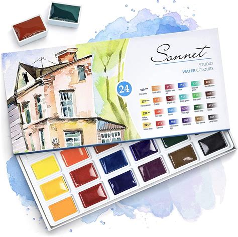 Sonnet Watercolour Paint Set Watercolours For Painting Made By