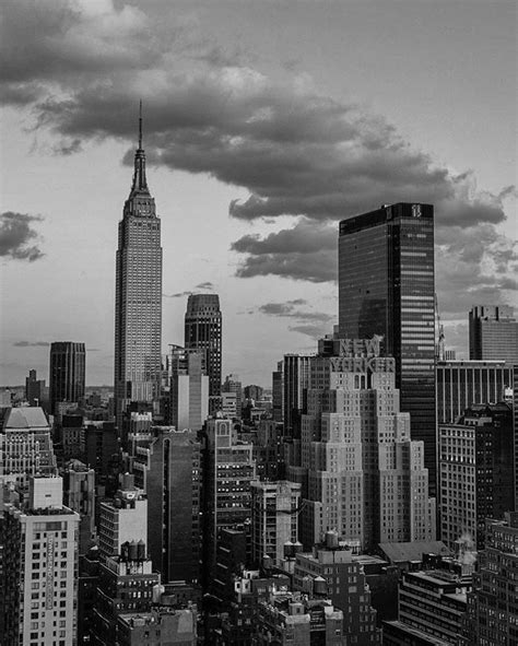 Black and White NYC Skyline