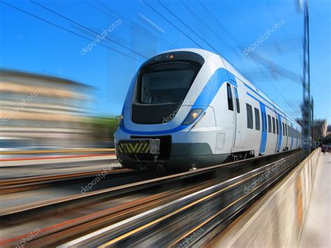 High Speed Train With Motion Blur — Stock Editorial Photo © Scanrail