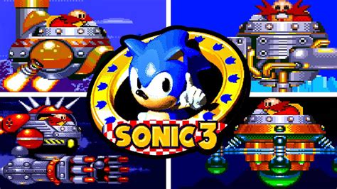 Sonic All Bosses All Boss Fights Sega Genesis Mega Drive