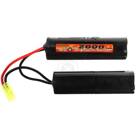 VB Power Airsoft 9 6V Ni MH Slim Custom Type AEG Battery 2000 MAH