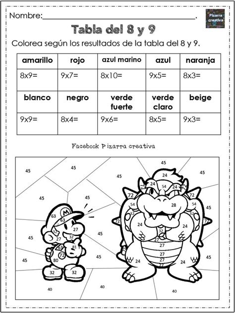 Aprende Las Tablas De Multiplicar Con Super Mario Tu Mejor Amigo Artofit