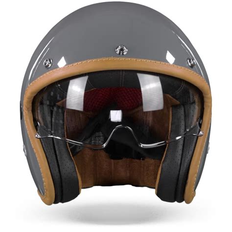 Helstons Naked Carbon Fiber Grey Jet Helmet Chromeburner