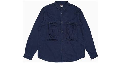 Kapital Anorak 8oz Denim Shirt Indigo In Blue For Men Lyst