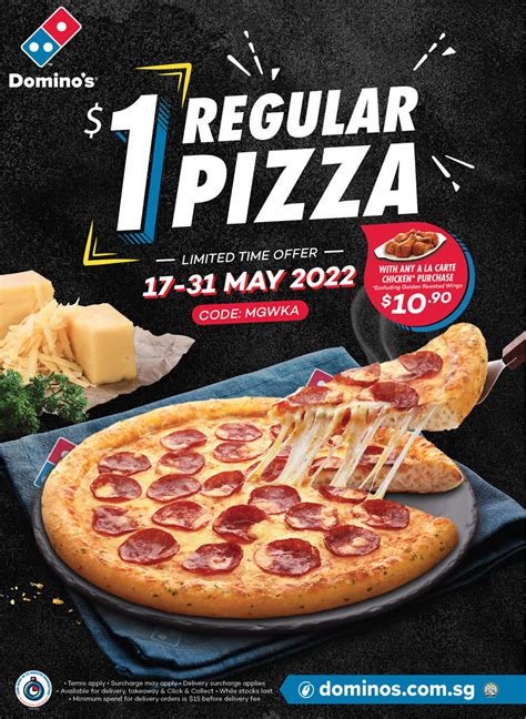 EXPIRED Dominos Pizza Spore Launches Megaweek With 1 Regular Pizza