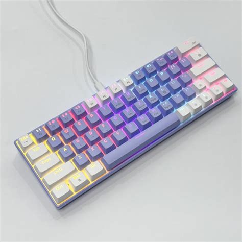 Zifriend T62 63 Keys Mechanical Keyboard RGB Backlit Hot Swappable