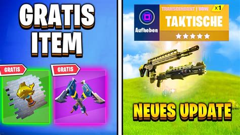 Gratis Items 🎁 Neues Content Update Mit Alten Waffen Fortnite Season