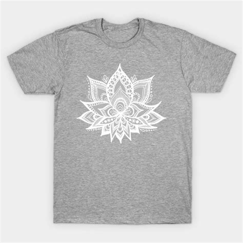 Grey Lotus Flower Lotus T Shirt Teepublic