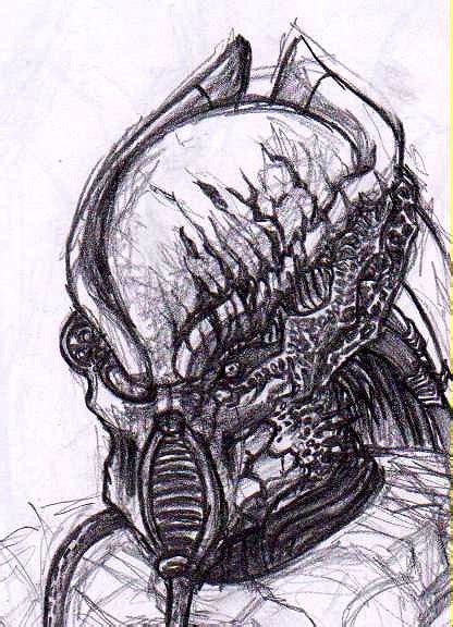 Predator Mask Sketch At Explore Collection Of