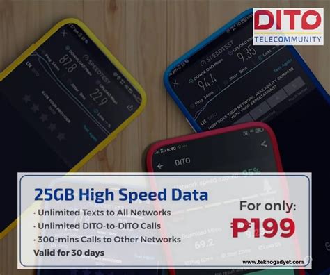 DITO 25GB High-Speed Data Promo Extended Until September 30; 25GB Data ...