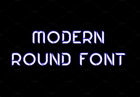 Round Font - Design Cuts