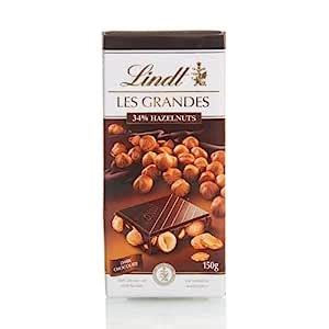 Lindt Les Grandes 34 Hazelnut Milk Chocolate 150g Amazon In Grocery