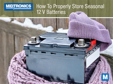 How To Properly Store 12 Volt Batteries For Seasonal Vehicles Midtronics