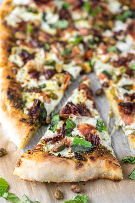 Sun Dried Tomato Prosciutto Pesto Pizza Recipe Chisel And Fork