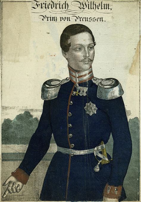 Friedrich Wilhelm Iv King Of Prussia Drawing By Mary Evans Picture