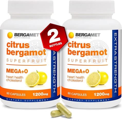 Citrus Bergamot Megao 40 Bpf 600mg 120 Tablets Extra Strength