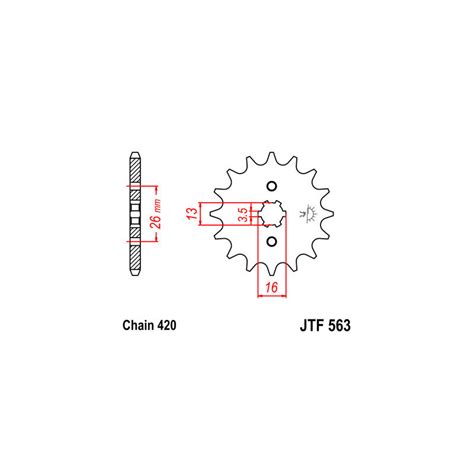 Pignon Acier Jt Sprockets Dents Pas Suzuki Lt