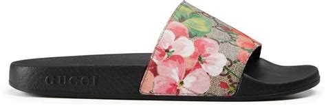 Gucci Gg Blooms Supreme Slide Sandal Shopstyle