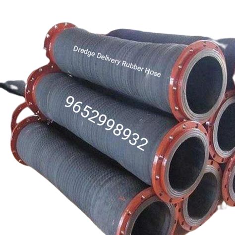 Black 1 2 Inch Sandhyaflex Cement Feeding Rubber Hose Pipe 6m At Rs