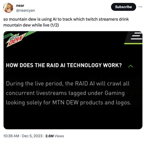 Mountain Dew Twitch Ai Raid Mountain Dew Twitch Ai Raid Know Your