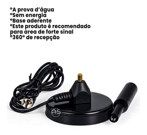 Antena Digital Interna E Externa Hdtv A Prova D água 3 5 Dbi