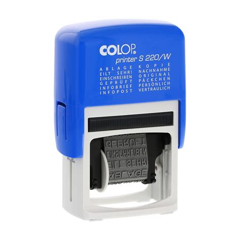 Colop Printer S 220w Wortbandstempel Stempel Fabrikde