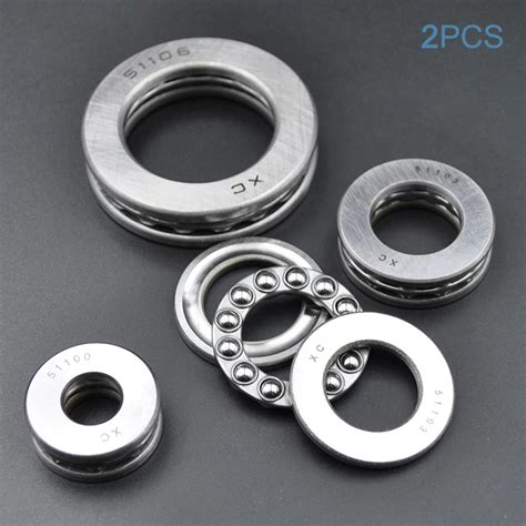 2pcs High Quality Plane Thrust Bearing 51100 51101 51102 51103 51104