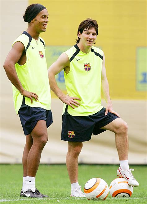 Ronaldinho helped me settle at Barca: Messi - Rediff Sports