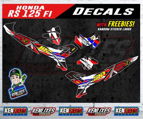 HONDA RS Fi 125 Sticker FULL BODY DECALS Batch 1 Lazada PH