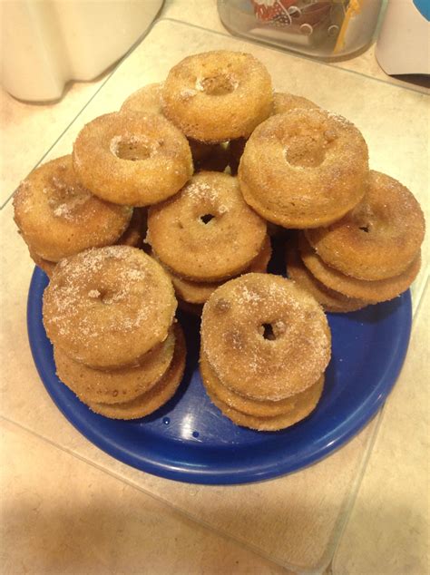 Homemade Mini Baked Cinnamon Sugar Donuts Rfood